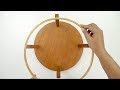 Homemade DIY  Hand Embroidery Hoop Stand