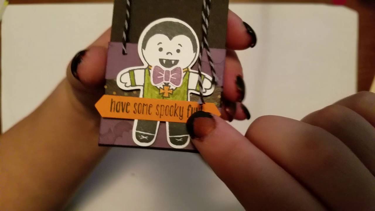 Quick Treat Pocket Using Stampin Up's Envelope Punch Board