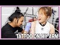 KOREAN HAVING FULL ARM TATTOO IN THE PHILIPPINES // DASURI CHOI