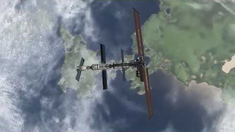 ISS in Kerbal Space Program Part 5  - P6 Truss