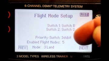 Team Tech Tip   Spektrum DX6 flight modes for sailplane