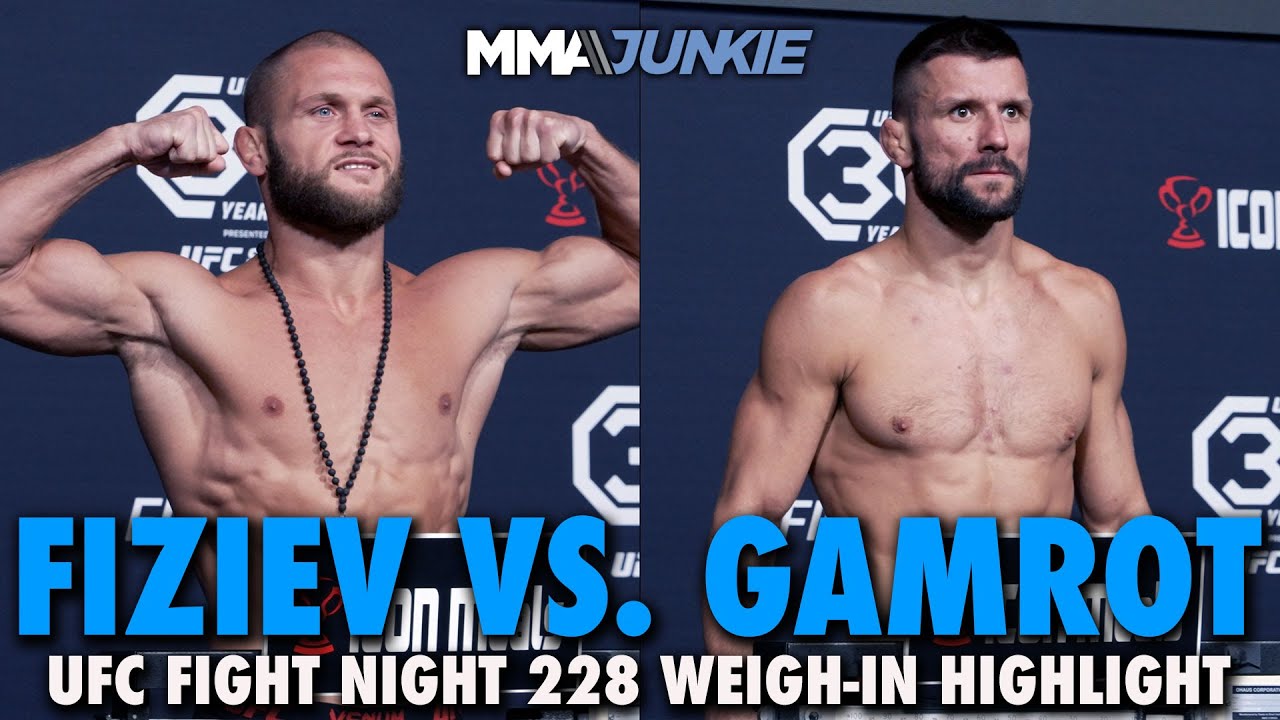 Rafael Fiziev, Mateusz Gamrot Make Weight For Lightweight Headliner UFC Fight Night 228