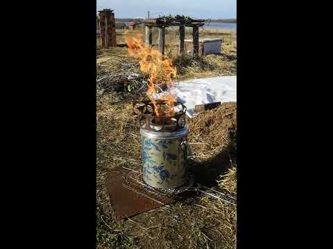 Печка из термоса