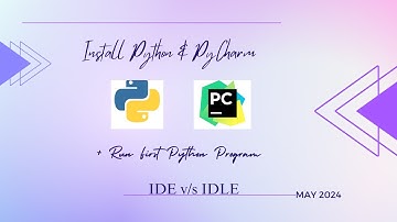 Download and Install Python (3.12.3) and PyCharm [2024]