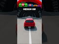 big car vs small car - who can pass this test?
