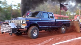 Diesels In dark corners 2020 2.6 diesel TRUCK PULLING saturday session white plains, Georgia