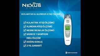 Direct Nexus Dual Alın&Kulak Ateş Ölçer Nasıl Kullanılır? Resimi