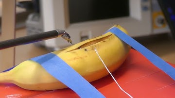 Robotic Surgery On A Banana