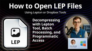 How to Open LEP Files (Lepton Compressed JPEG)