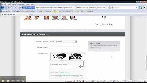 SecondLife: How to create your avatar