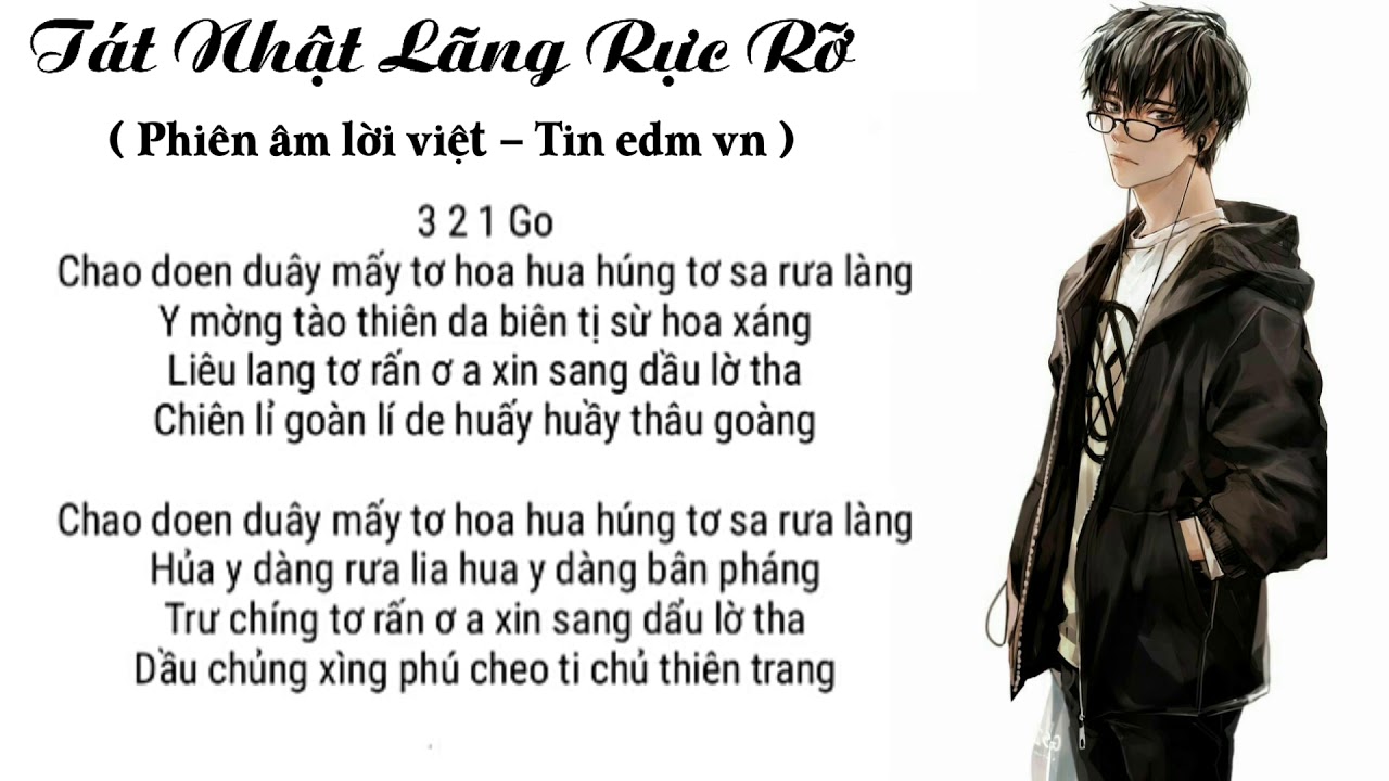 Phiên Âm Lời Việt ) Tát Nhật Lãng Rực Rỡ - Yếu Bất Yếu Mãi Thái || Bản Nhạc  Đang Hot Trên Tiktok - Youtube