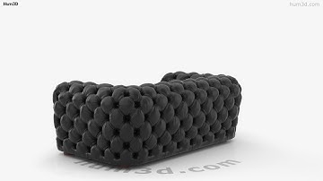 Postmodern Chesterfield Sofa 3D model by 3DModels.org