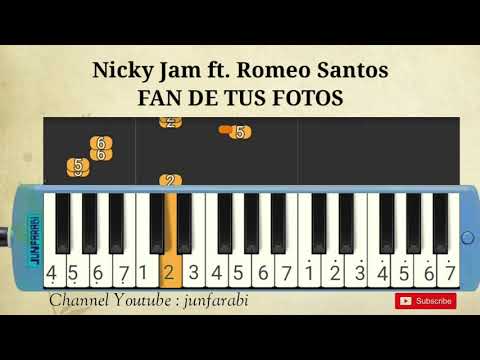 FAN DE TUS FOTOS – Nicky Jam ft Romeo Santos – melodica tutroial