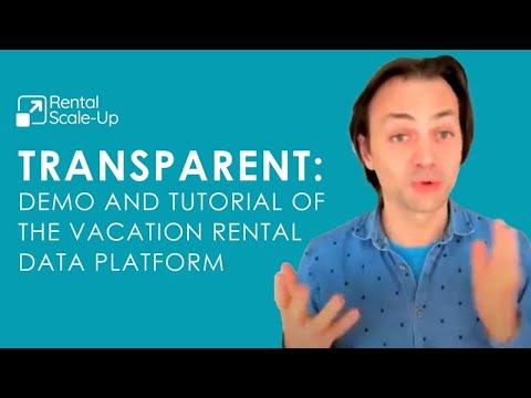 Transparent: Demo and tutorial of the vacation rental data platform