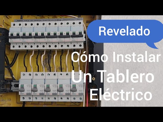 Tablero Eléctrico Domiciliario Bien Explicado  Tableros electricos, Cuadro  electrico vivienda, Diagrama de instalacion electrica