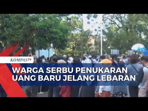 Jelang Lebaran Penukaran Uang Baru di Serbu Warga Malang