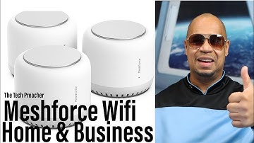 Meshforce Tri-band M7 (3 Pack) Whole Home Mesh Wifi System Review | At My Business |