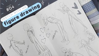 🌈🎈Find out my figure style! ✧*｡ Sketch with Me[cozy music]