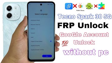 Tecno Spark 30 5g frp bypass 2025 | Unlock - Without Pc