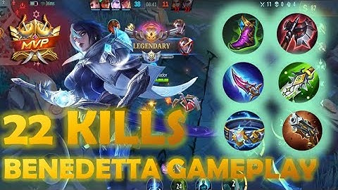 BENEDETTA GAMEPLAY GUIDE 2023 | BUILD #mobilelegend #mlbb #benedetta #benedettagameplay