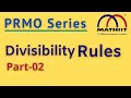 Prmo lectures basic02  divisibility rules  mathematics olympiad   prmo 2021  prmo 2022