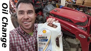How to Change the Oil in a 1526 or 1626 Mahindra Tractor by Farm Dad 12,235 views 2 years ago 4 minutes, 25 seconds