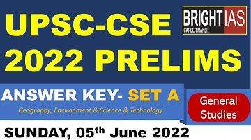 UPSC CSE Prelims 2022 - Geography, Environment & Ecology, Science & Technology Qn-Ans Discussion