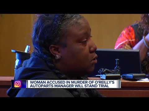 Woman accused in murder of O'Reilly's Auto Parts manager will stand trial