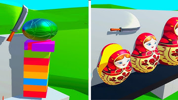 Slice All - Very Satisfying And Relaxing ASMR Slicing Gameplay Perfect