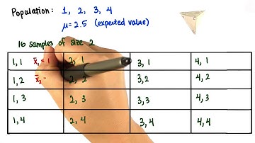 Mean of Each Sample - Intro to Descriptive Statistics