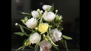 HƯỚNG DẪN TỈA HOA HỒNG TỪ KHOAI TÂY VÀ CỦ CẢI TRANG TRÍ BỮA ĂN.bài dự thi 20/10 và 8/3