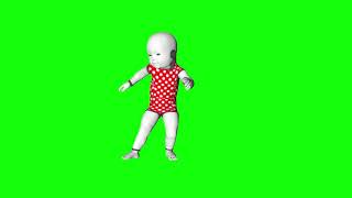 Футажи Хромакей Кастрюля супа кипит Робот бейби танцует Весёлая анимация green screen animation
