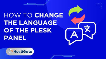 How to change the language of the Plesk Panel | Hexraa