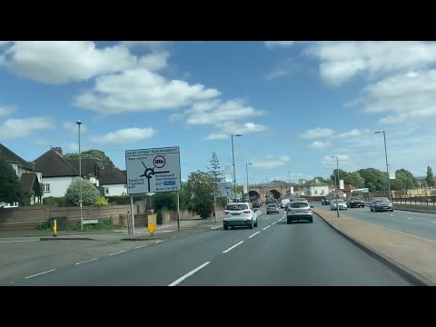 Drive to Waterlooville-Clanfield from Fareham via M27 and A3|Hampshire