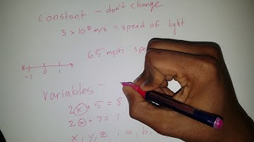 What is the difference between a constant and variable?