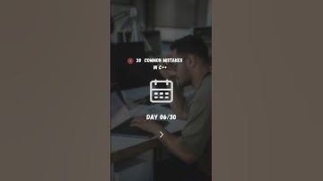 🚫 Day 06 | Common C++ Mistakes You MUST Avoid! ❌️