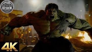 [4K UHD] Hulk VS. Abomination: The Ultimate Final Fight | The Incredible Hulk (2008)
