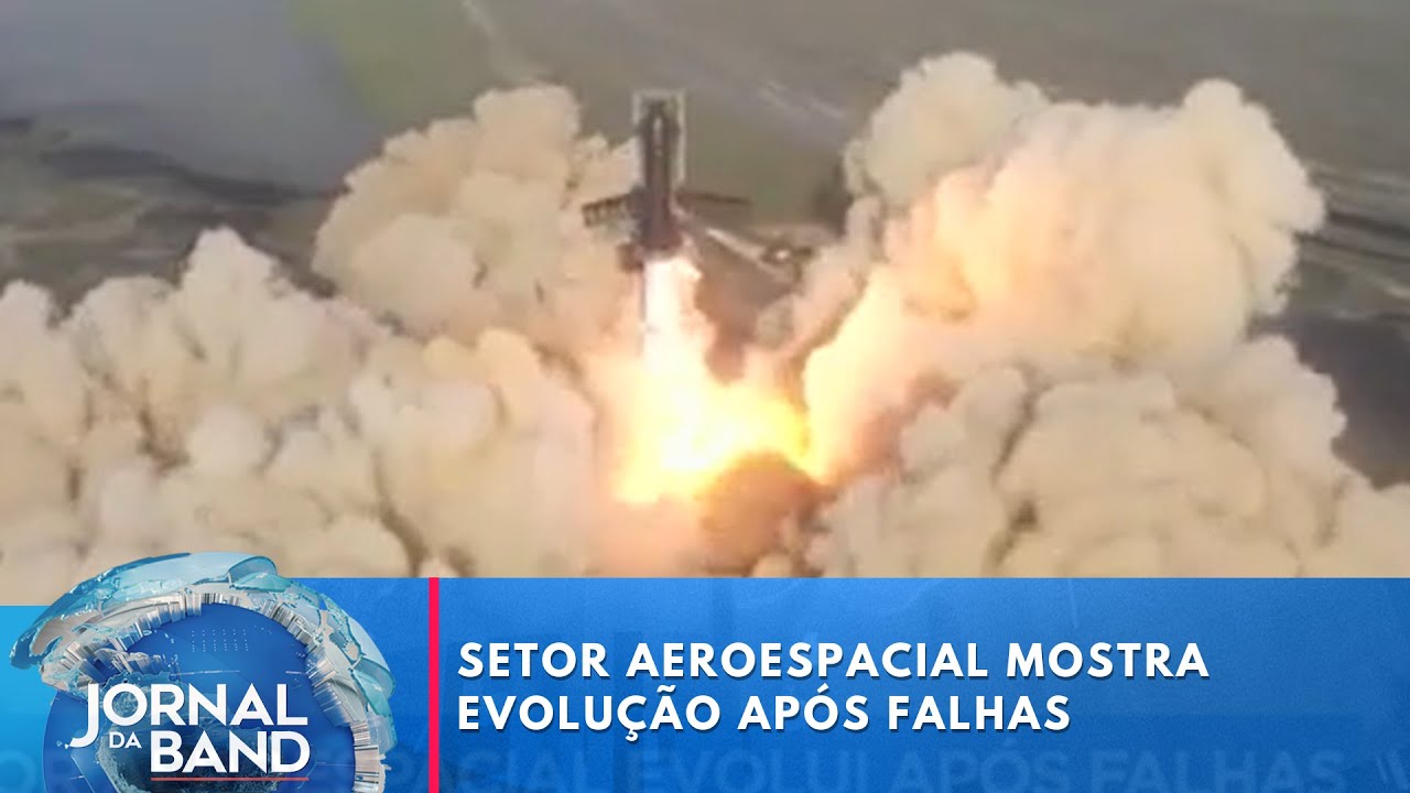 Setor aeroespacial evolui após falhas | Jornal da Band