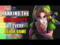 Ranking The Difficulty of Every Zelda Game | Zelda Difficulty Tier List