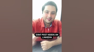 Dont Post Videos On Linkedin | Linkedin Marketing | Linkedin Content | #shorts
