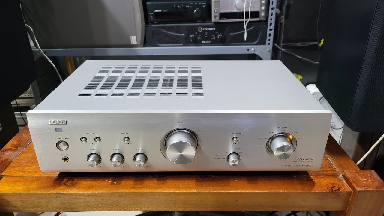 High-end Denon PMA 390SE amplifier, suitable for many music genres