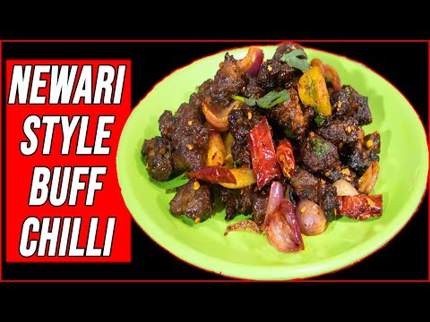 Buff chilli in Newari style/Chilli/Newari food cooking/Nepali cooking/homemade cooking/love cooking