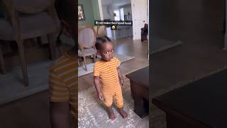 When your son keeps making these faces… 😩😂😂 #blackbabygoals