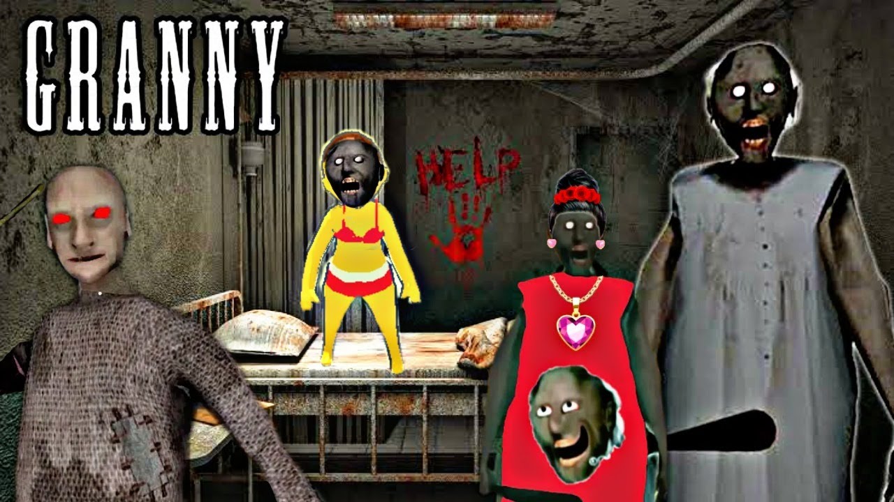 عائلة الجدة الشريرة جراني l هربنا من بيت الجدة الشريرة l لعبة الجدة الشريرة جراني granny