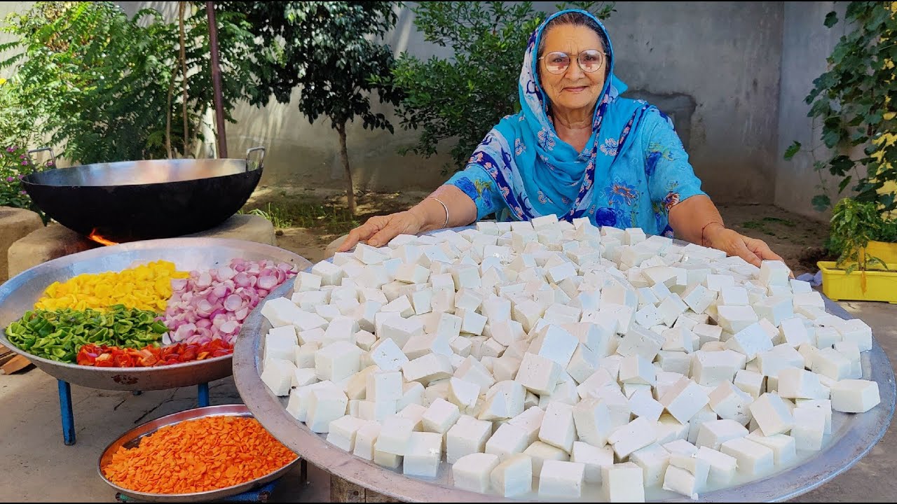 ⁣PANEER CHILLI RECIPE BY GRANNY | Indian Recipes | Quick And Easy Snacks Recipe | Paneer Recipes