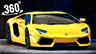 Race in a Lamborghini in 360 VR racing