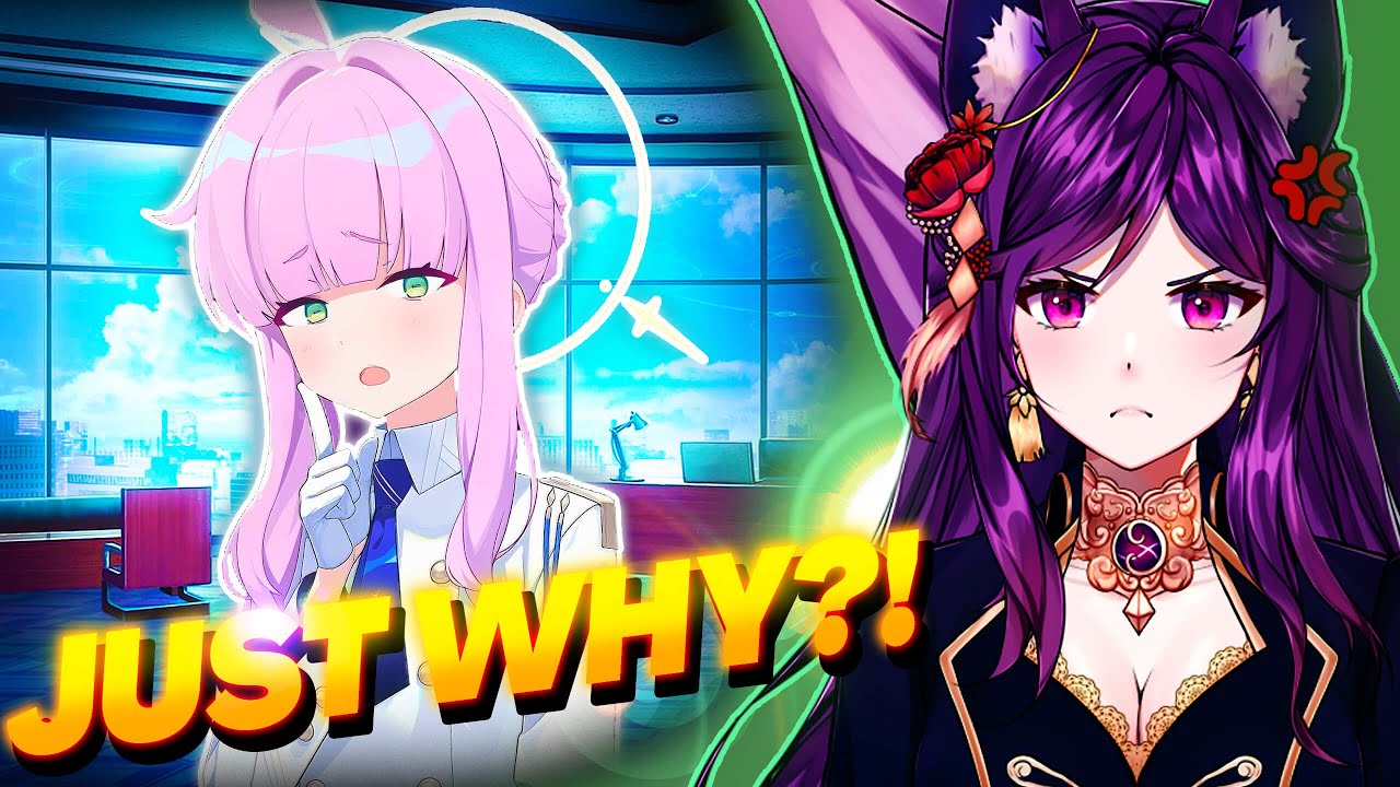 Pink Hair AGAIN?!? V4 CHAPTER 1 CONT'D REACTION (Part 3) | Blue Archive ...