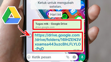Cara mengumpulkan tugas di link Google Drive yang di bagikan oleh guru atau siapa saja