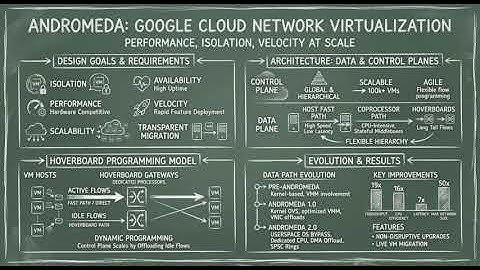 19/25 - Andromeda: perf, isolation, and velocity in cloud network. NotebookLM audio deepdive.