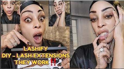 LASHIFY‼️ EYELASH EXTENSIONS HONEST REVIEW & TUTORIAL‼️ DIY- SAVE MONEY NOW✨️💯